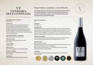 VT Vendimia Seleccionada 2018 ficha producto