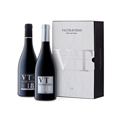 VT Tinto Fino 1 botell 0,75 l. y VT Vendimia Seleccionada 1 botella 0,75 l. en estuche de regalo